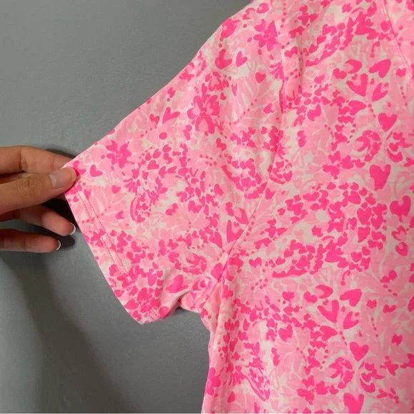 Lilly Pulitzer Cody T-shirt Dress in Pink Shandy xs - Picture 8 of 12